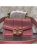 Dolce&Gabbana Small DG Amore Top Handle Bag Pink 2019