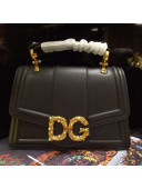 Dolce&Gabbana Large DG Amore Top Handle Bag Black 2019