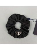 Prada Re-Nylon Hair Scrunchie Black 2021