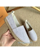 Louis Vuitton Since 1854 Starboard Flat Espadrilles 1A8D4M White 2020