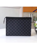 Louis Vuitton Damier Graphite Canvas Pochette Voyage MM Pouch N41696 2019