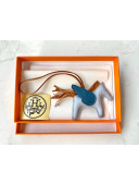 Hermes Rodeo Pegase Bag Charm Blue 2021 17