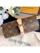 Louis Vuitton Monogram Canvas 3 Watch Case Pink 2021