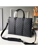 Louis Vuitton Anton Briefcase in Damier Canvas N40024 Black 2021