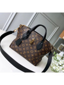 Louis Vuitton Flower Zipped Tote BB in Monogram Canvas M44351 Black 2019