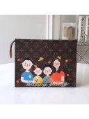 Louis Vuitton Family Monogram Coated Canvas Toiletry Pouch 26 Bag M47542 2018