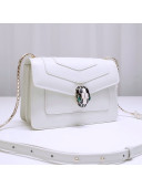 Bvlgari Serpenti Forever Mini Crossbody Bag 289672 White 2021