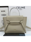 Celine Grained Calfskin Pico Belt Bag Off-White 2020