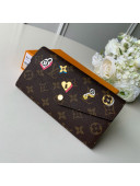 Louis Vuitton Love Lock Sarah Wallet in Monogram Canvas M64117