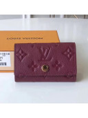 Louis Vuitton 6 Key Holder Noir M64421 Bordeaux