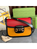 Gucci Horsebit 1955 Shoulder Bag 602204 Red/Yellow 2021