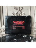 Balen...ga Lambskin Supremarket Clip Medium Pouch Europa Black 2018