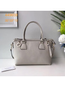 Gucci Interlocking G Charm Leather Tote Bag 449659 Off-white 2019