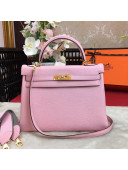 Hermes Kelly 32cm in Original Togo Leather Bag Light Pink