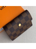 Louis Vuitton Damier Ebene Canvas Coin Purse N60729 2020