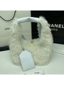 Chanel Wool Small Hobo Bag AS2320 White 2020