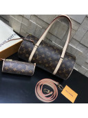 Louis Vuitton Monogram Canvas Vintage Speedy Bag with Pouch 