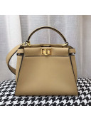 Fendi Iconic Mini Striped Lining Bag Beige 2019