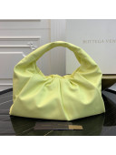 Bottega Veneta Large BV Jodie Leather Hobo Bag Light Yellow 2020