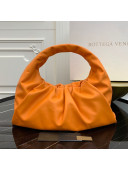 Bottega Veneta Large BV Jodie Leather Hobo Bag Orange 2020