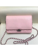 Chanel Wallet on Chain WOC A84428 Pink 2019