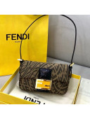 Fendi Baguette 1997 Mini FF Vertigo Bag Brown 2021 8378 