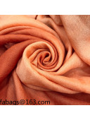 Chanel Cashmere Scarf 90x180cm Orange 2021 21100747