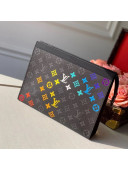 Louis Vuitton Pochette Voyage MM in Colored Monogram Canvas M61692 Black 2020