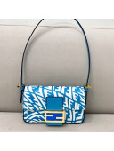 Fendi Baguette 1997 Mini FF Vertigo Bag Light Blue 2021 8378