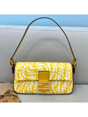 Fendi Baguette 1997 Medium FF Vertigo Bag Yellow 2021 8378 