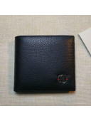 Gucci Grained Leather Bi-Fold Wallet 365464 Black 2020