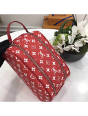 Louis Vuitton x Supreme King Size Toiletry Bag Red 2017