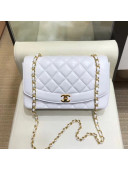 Chanel Calfskin Vintage Flap Bag White 2018