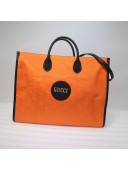 Gucci GG Nylon Off The Grid Large Tote Bag ‎630353 Orange 2020