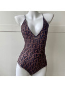 Fendi FF Swimwear FS11 Coffee Brown 2021