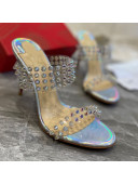 Christian Louboutin Stud Transparent Sandals 10cm Iridescent 2021