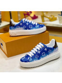 Louis Vuitton LV Escale Time Out Sneaker in Monogram Canvas Blue 2020