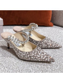 Jimmy Choo Pearl Crystal Heel Mules 6.5cm 2021 