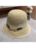 Gucci Straw Horsebit Bucket Hat Beige 2021 03