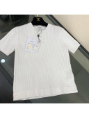 Chanel Knit Short Sweater White 2022 031219