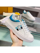 Louis Vuitton Luxembourg Iridescent and Silky Calfskin Sneaker Blue 2020 (For Women and Men)