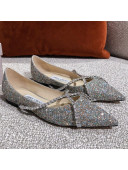 Jimmy Choo Sequins Crystal Strap Ballerinas Multicolor 2021 