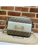 Gucci Horsebit 1955 Small Shoulder Bag 645454 White 2020