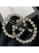 Gucci Crystal GG Hair Barrette 2019