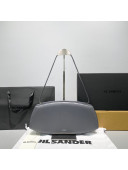 Jil Sander Calfskin Hobo Bag Grey 2021 7178 