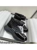 Chanel Down High-Top Sneakers Black 2021 111162