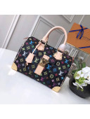 Louis Vuitton Monogram Multicolor SPD Bag M92643 Black