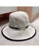 Gucci Straw Horsebit Bucket Hat White 2021 04