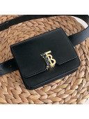 Burberry Leather TB Buckle Belt Bag Black 2019