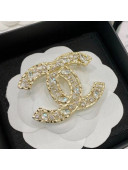 Chanel Crystal CC Brooch AB4507 2020